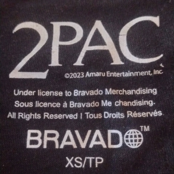 2 CONCERT TEE BUNDLE!! TUPAC FOREVER & JIMI HENDRIX Voodoo Child!! - Picture 4 of 7